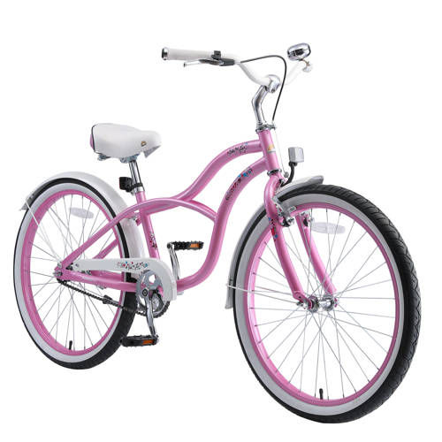 BikeStar Classic kinderfiets 24 inch roze