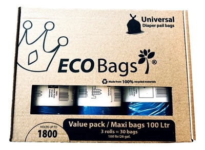 Diaper Champ ECO 3X 100L Valuepack Maxi Zak voor Luieremmer Medium & Large 2122