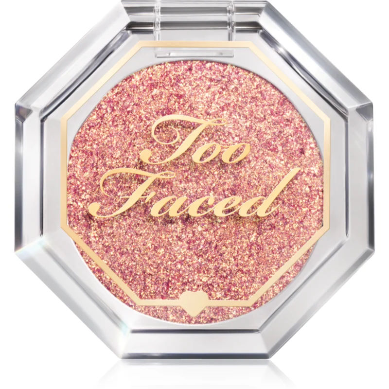 Too Faced Disco Crush High Shine Glitter Eye + Face Sparkle glinsterende oogschaduwen Tint Mystic Pink 1,5 g