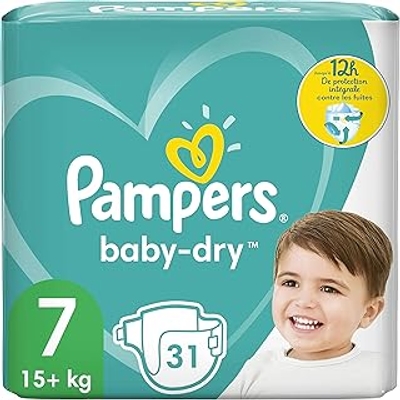 Pampers Baby Dry  luiers maat 7 - 31 stuks