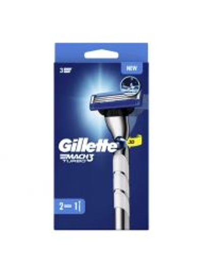 Gillette Mach 3 Turbo scheersystemen - 2 stuks