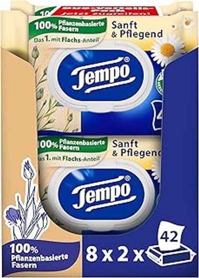 Tempo vochtig toiletpapier - 672 doekjes