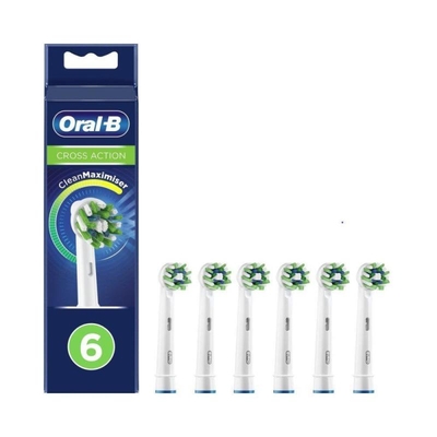 Oral-B CrossAction  opzetborstels - 6 stuks