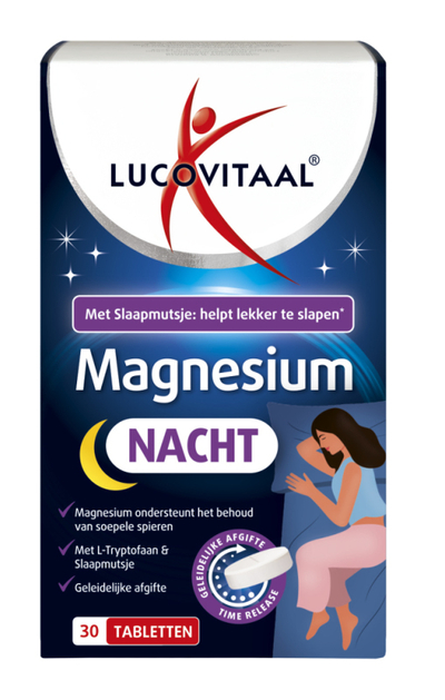 Lucovitaal Magnesium Nacht 30 Tabletten