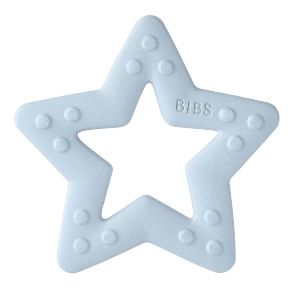 BIBS Baby Bitie Bijtring Star Baby Blue