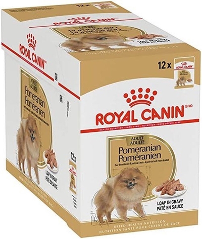 Royal Canin Pomeranian Adult in Loaf (paté in saus) 12x85gr - natvoer honden
