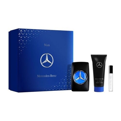 Mercedes-benz Man Gift Set Edt 100 Ml, Miniature Edt 10 Ml And Shower Gel 100 Ml