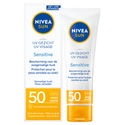 Nivea Sun Sensitive Zonnecreme Gezicht SPF 50+ 50 ml