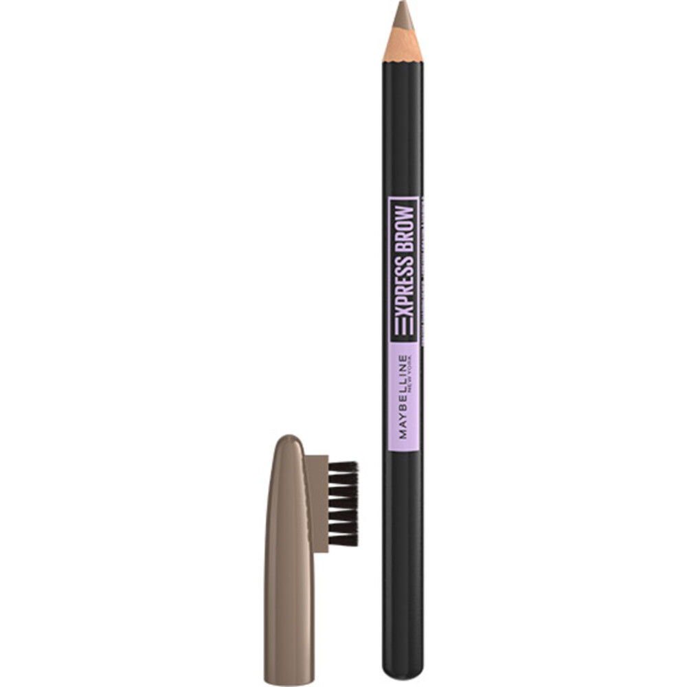 Maybelline New York - Express Brow Shaping Pencil - 01 Blonde - Blond Wenkbrauwpotlood en Borstel