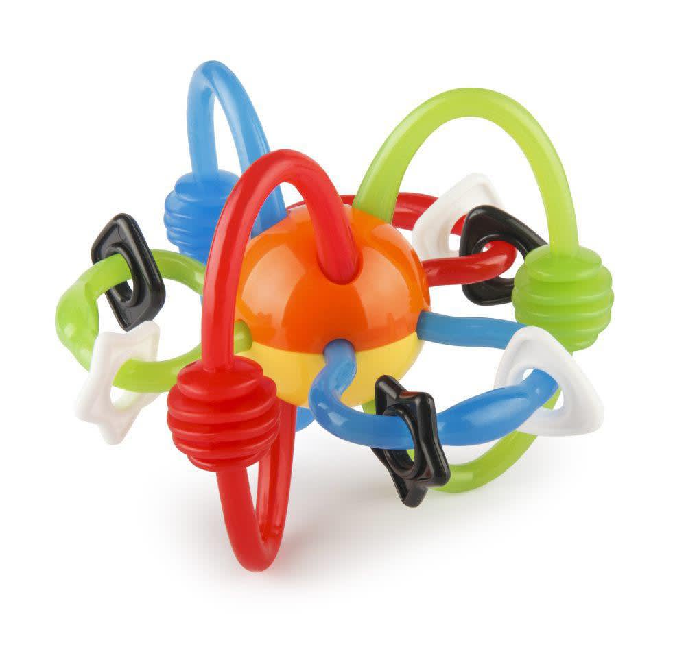 Rammelaar Infantino Rattle&Teether Bendy Tubes Coloured