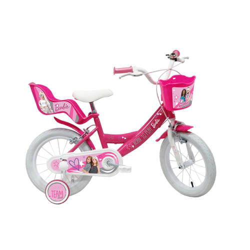 Barbie kinderfiets 12 inch roze