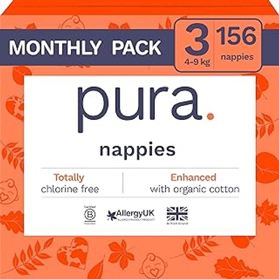 Pura Eco-Friendly  luiers maat 3 - 156 stuks