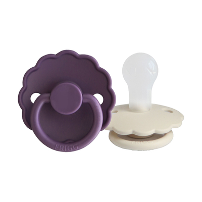 FRIGG Daisy Fopspeen - 0-6 Mnd - 2 Stuks - Silicone - Violet Dream / Lilac