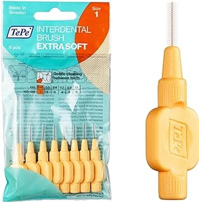 TePe Interdentale Ragers Extra Soft Lichtoranje - ISO maat 1 – 0,45 mm 8 stuks