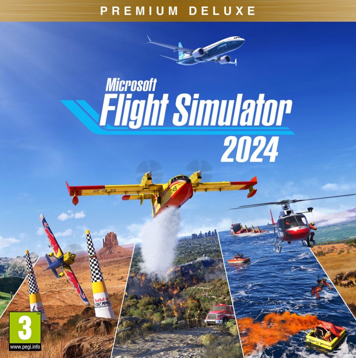 Microsoft Flight Simulator 2024: Premium Deluxe Edition - Xbox Series X + S & Windows Download