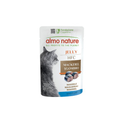 Almo Nature HFC Jelly makreel natvoer kat (55 g) 48 x 55 g- natvoer katten