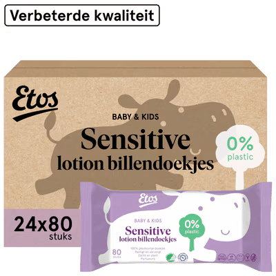 Etos Baby Lotion Sensitive billendoekjes - 1920 stuks