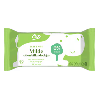 Etos Baby Lotion Mild billendoekjes - 80 stuks