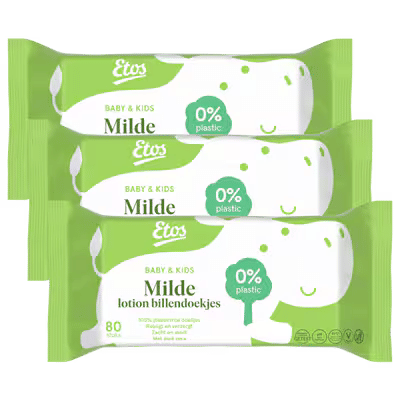 Etos Baby Lotion Mild billendoekjes - 240 stuks