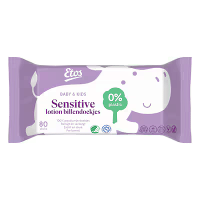 Etos Baby Lotion Sensitive billendoekjes - 80 stuks