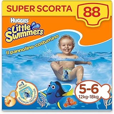 Huggies Little Swimmers  zwemluiers maat 5-6 - 88 stuks