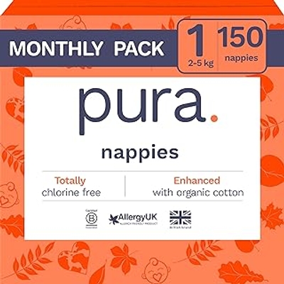 Pura Eco-Friendly  luiers maat 1 - 150 stuks