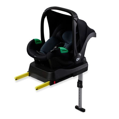 Kinderkraft MINK PRO I-size + Isofix Base - Autostoeltje 40-75 cm - vanaf de geboorte - Zwart