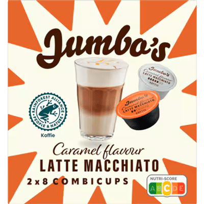 Jumbo's Latte Macchiato Caramel Dolce Gusto Koffiecups - 8 stuks