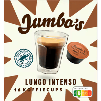 Jumbo's Lungo Intenso Koffiecups 16 Stuks