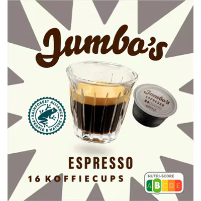 Jumbo's Espresso Koffiecups 16 Stuks