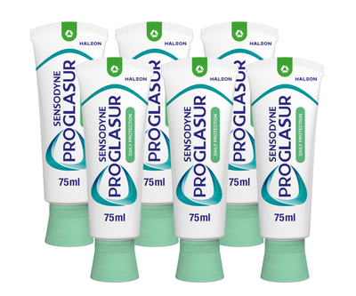 Sensodyne Proglasur Daily Protection Tandpasta Multiverpakking 6x75 ml