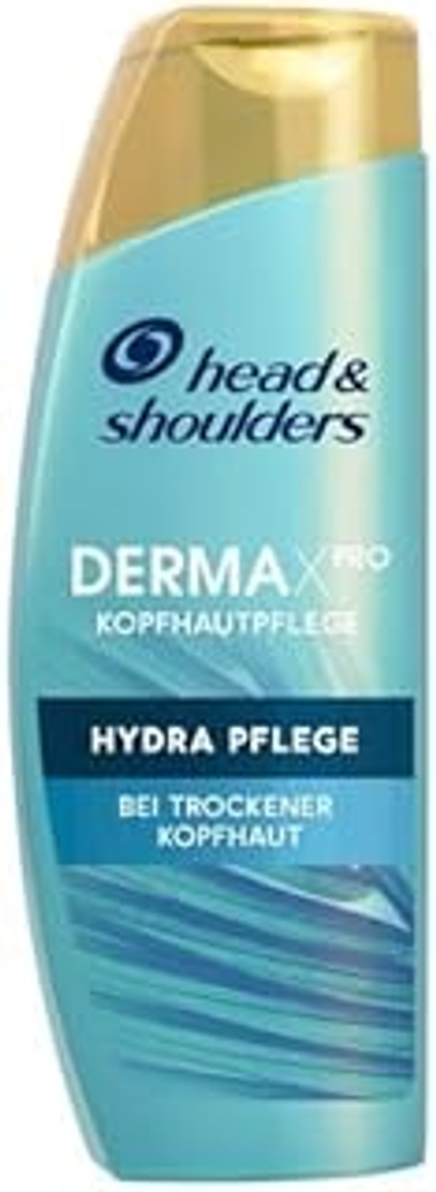 Head & Shoulders Dermaxpro Hydra Care anti-roos shampoo en hoofdhuidverzorging bij droge hoofdhuid, met kokosmelk, actieve aloë en vitamine E, dermatologisch getest, 250 ml