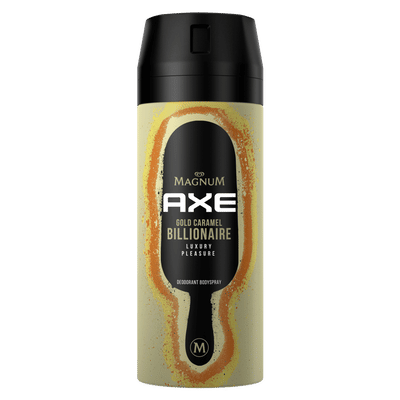 Axe Limited Edition Magnum Gold Caramel Billionaire Deodorant Bodyspray 150 ML