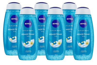 Nivea Hawaii Flower & Oil Douchegel Multiverpakking 6x500 ml