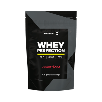 Body&Fit Whey Protein Perfection Eiwitpoeder Stawberry - 17 scoops
