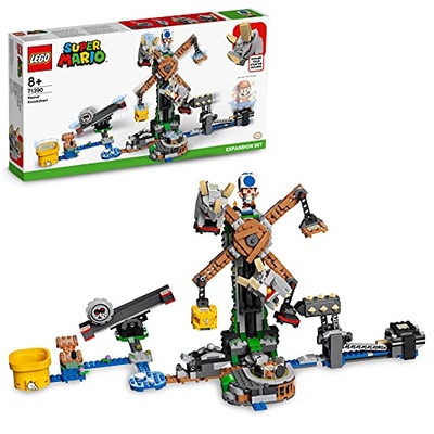 LEGO 71390 Super Mario-Uitbreidingsset: Ruzie Met Reznors, Bouwbaar Collectors-Speelgoed Voor Kinderen