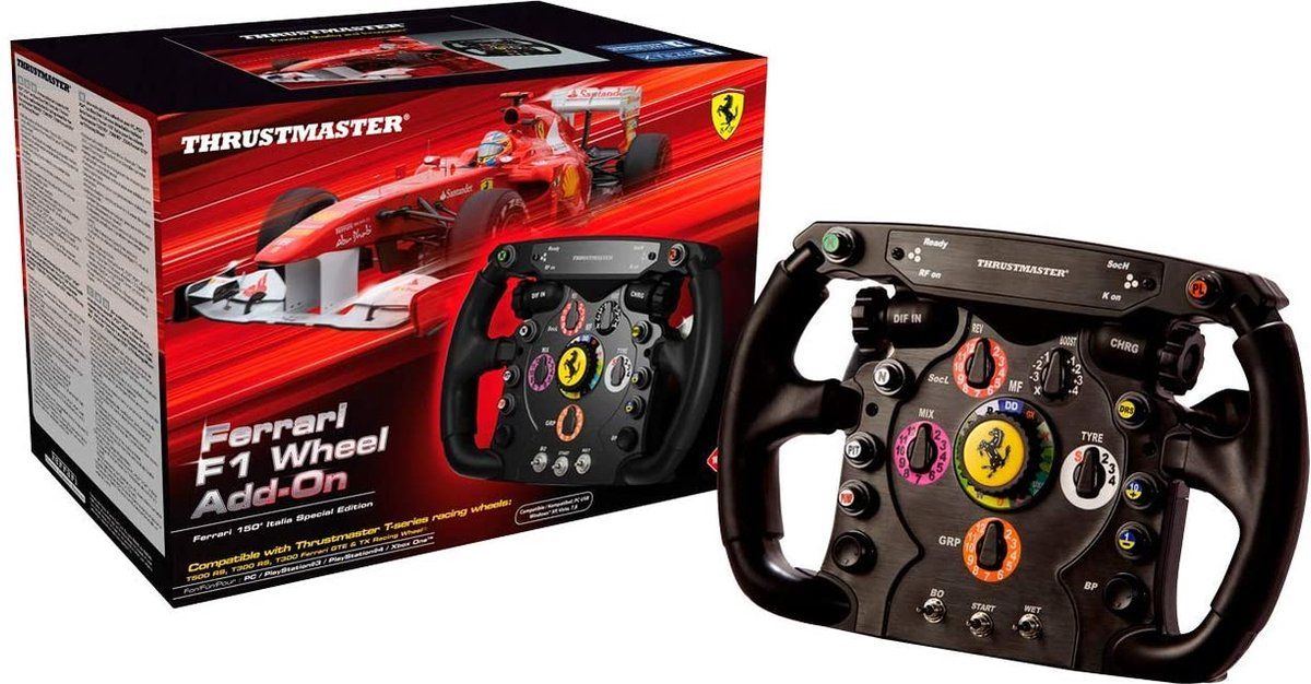 Thrustmaster Ferrari F1 Racestuur Add-On - Geschikt voor PC, PS4, PS5, Xbox One en Series X|S