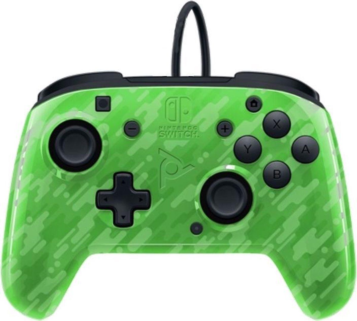 Faceoff Deluxe+ Nintendo Switch Controller - Green Camo