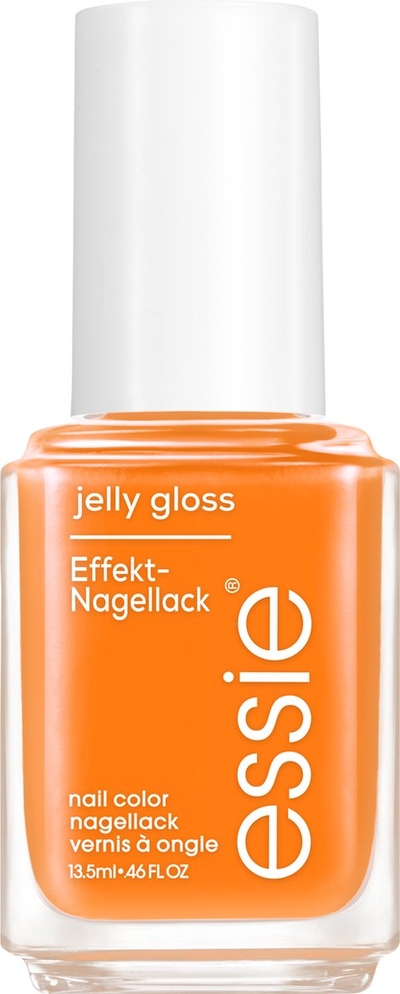 essie nail art studio jelly gloss 120 apricot nagellak – oranje – voor een langhoudende en kleurrijke glans - 13ml