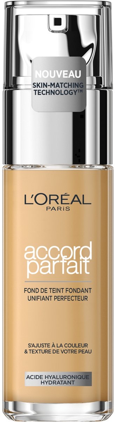 L?Oréal Paris - Accord Parfait Foundation - 6.5D/W - Natuurlijk Dekkende Foundation met Hyaluronzuur en SPF 16 - 30 ml