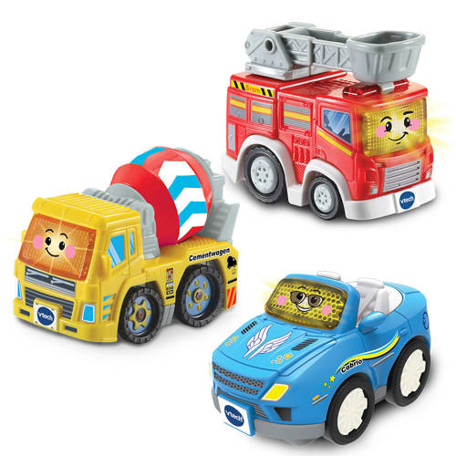 VTech Trio-pack: Collin Cabrio, Sepp Cementwagen, Bram Brandweer