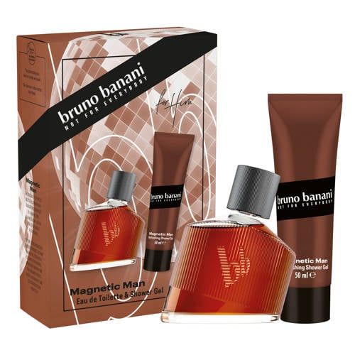 Bruno Banani geschenkset Magnetic Man - eau de toilette 30 ml + showergel 50 ml