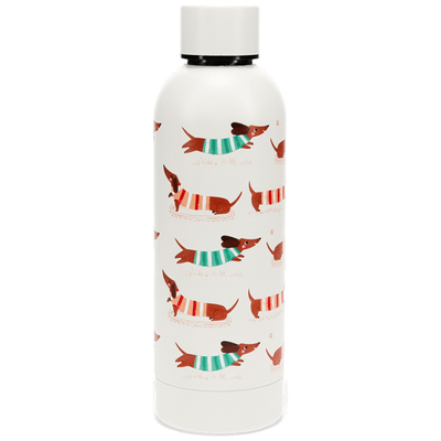 Rex London Sausage Dog drinkfles RVS 500 ml