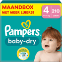 Pampers Baby Dry  luiers maat 4 - 210 stuks