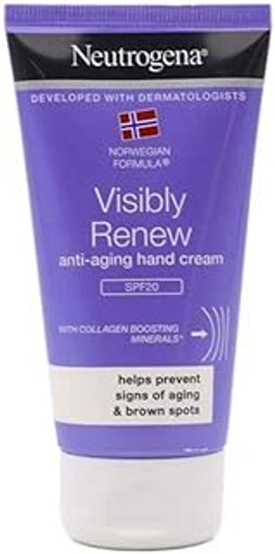 Neutrogena Noorse formule anti-aging handcrème SPF 20 75 ml anti-aging handcrème voor dagelijks gebruik, anti-vlekken handcrème tegen verouderingsverschijnselen