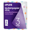 Plus Keukenpapier 3-laags decor 2 st