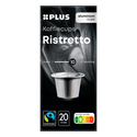 Plus Koffiecups ristretto Fairtrade 20 st