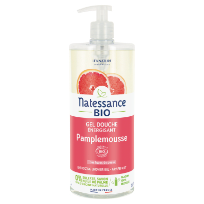 Natessance Organic Grapefruit Energieke Douchegel 1 L