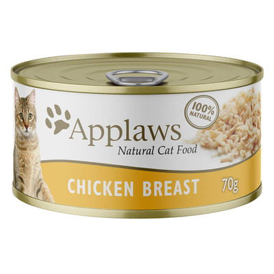 Applaws Voordeelpakket 24 x 70 g Kattenvoer - Kippenborst - natvoer katten