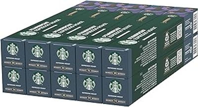 STARBUCKS Espresso Roast by Nespresso, Dark Roast, Koffiecapsules 10 x 10 100 Capsules